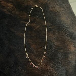 Gold Cross Pendant Necklace